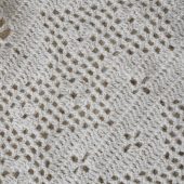 Hand Knitted Alpaca Wool Headscarf: Light Grey Lace Triangle Shawl