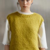 Hand-knitted Green Mohair Vest: Women's Cozy Knitwear